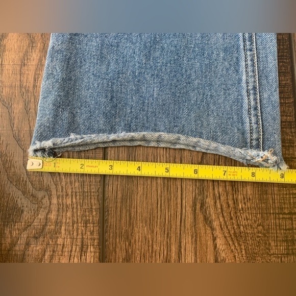 VTG 90’s No Boundaries Button Fly Juniors Denim Y2K Flare Raw Hem Bootcut Jeans - Picture 4 of 5